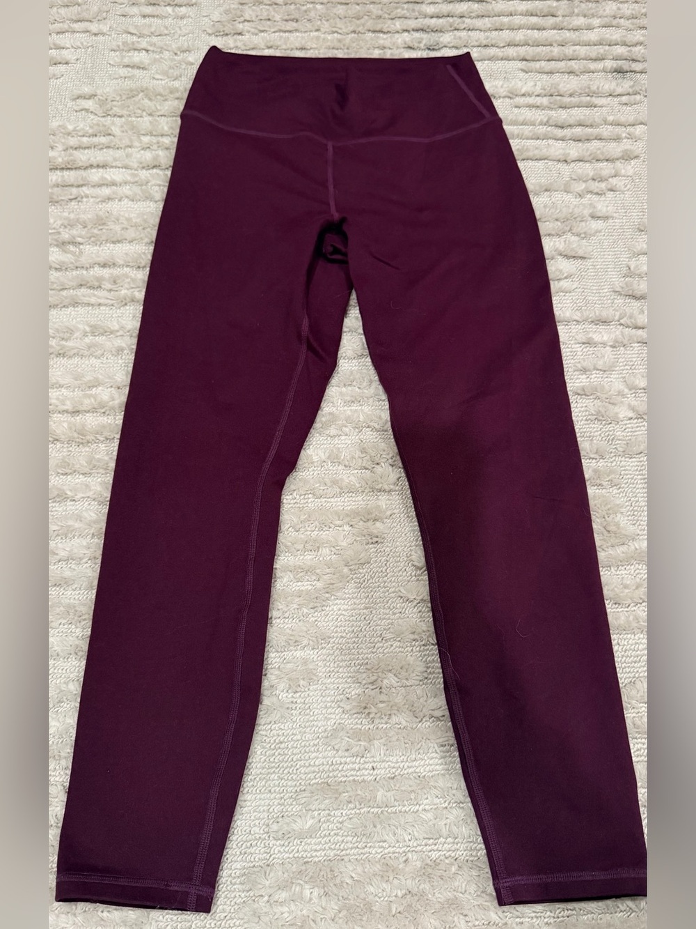 Fabletics Burgundy High-Waist Leggings